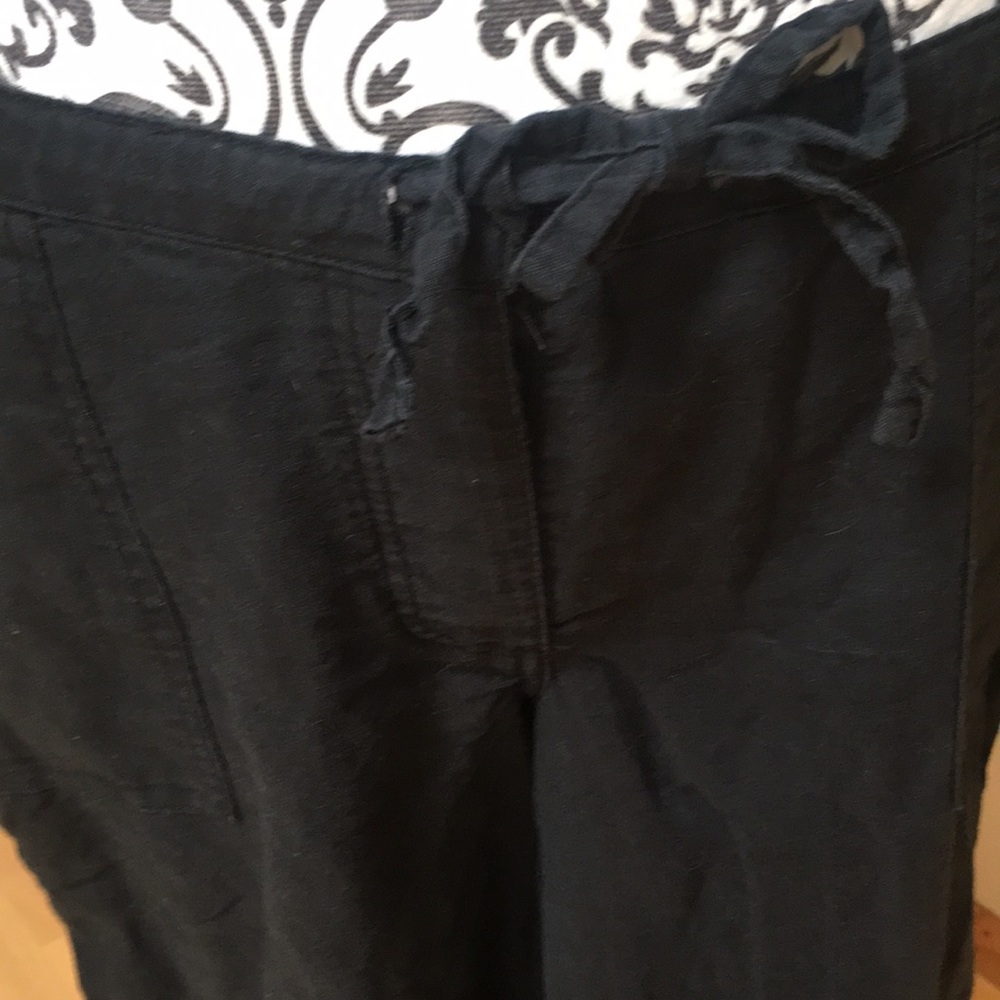 Black linen pants - Picture 3 of 4